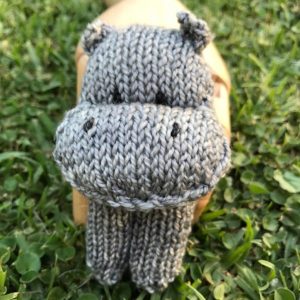 ColourSpun Hippo Finger Puppet Kit