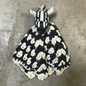 ColourSpun Zebra Buddy Blankie Kit