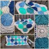 Octagon Liaison Throw collage blues