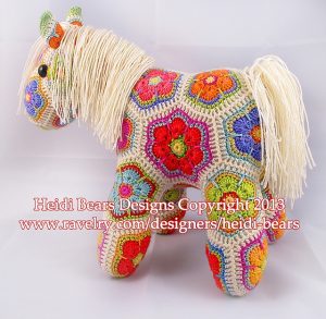 Heidi Bears Fatty Lumpkin the Brave African Flower Pony