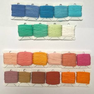 Pure Cotton Embroidery Thread Colour Ways