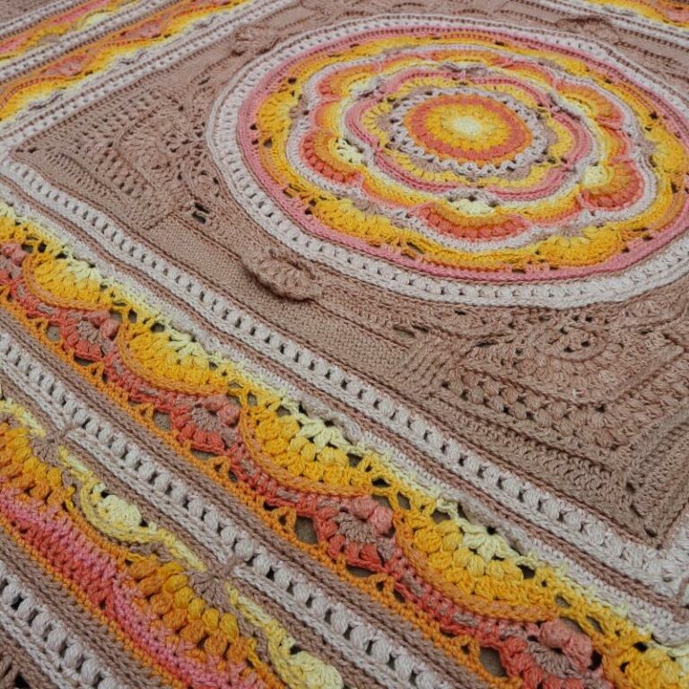 Ardith Afghan/Blanket Kit - a Hooked on Sunshine design