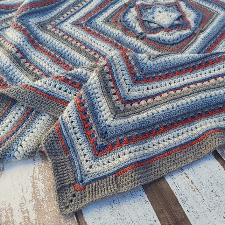 For Yiayias Boy - a Hooked on Sunshine blanket kit.