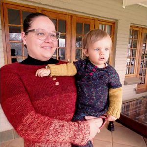 Rebel Henley Sweater Kit adult and child