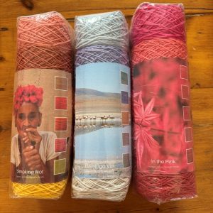 Cotton Scintilla Five - 5 yarn cakes, perfectly matched to give you a beautifully themed yarn colour palette.