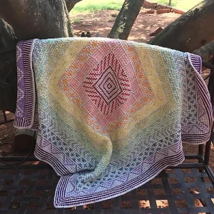 Wacky Weave Rainbow in the Round