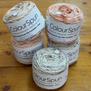 Pure Merino Confetti Colours – Five, colours sprinkled randomly to give you a beautifully themed colourway.