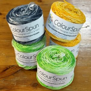 Cotton Scintilla Hand Paint Shades - 6 shades are perfectly placed to move through their colour seamlessly from light to dark on a single ball of yarn.