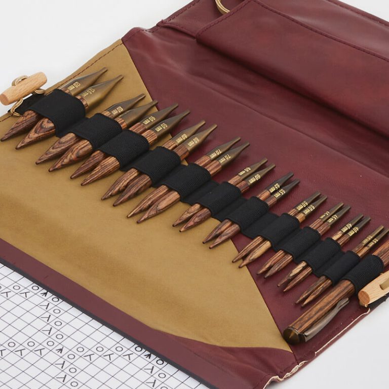 Knitpro Ginger Special interchangeable circular knitting needles set - close up