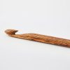 Ginger Afghan/Tunisian Interchangeable Crochet Hook close up