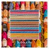 Babouche is a 15 colour Colour Way inspired by the bright colours of shoes for sale in a Moroccan souk.