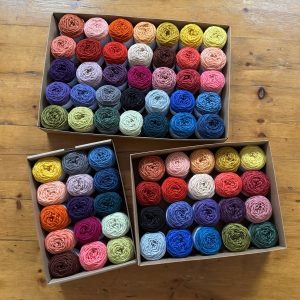 Pure Merino S'more Packs - 3 different size packs of Pure Merino 25g with lids off to see the colours clearly