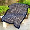 “Etoile Baby Blanket, a hand‑knitted baby blanket with star and geometric designs, created using a complete knitting kit ideal for handmade baby gifts.”
