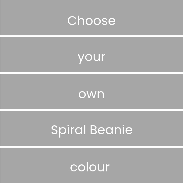 Spiral Beanie Choose your own colour